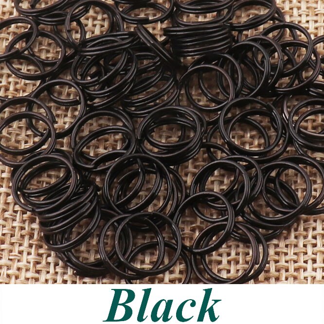 10mm metalen splitsleutelringen, splitspringringen, sleutelhangerring, bulk splitringen, ronde splitring, sleutelhangerring, bedel, 100-500 vinden