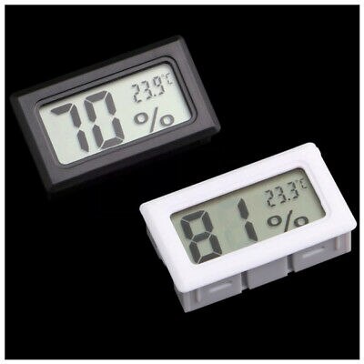 Digitale Vocht Scherm Hygrometer Thermometer Temperatuur Lcd Zwart Zx 99 S0242 Verzonden Uit Italië