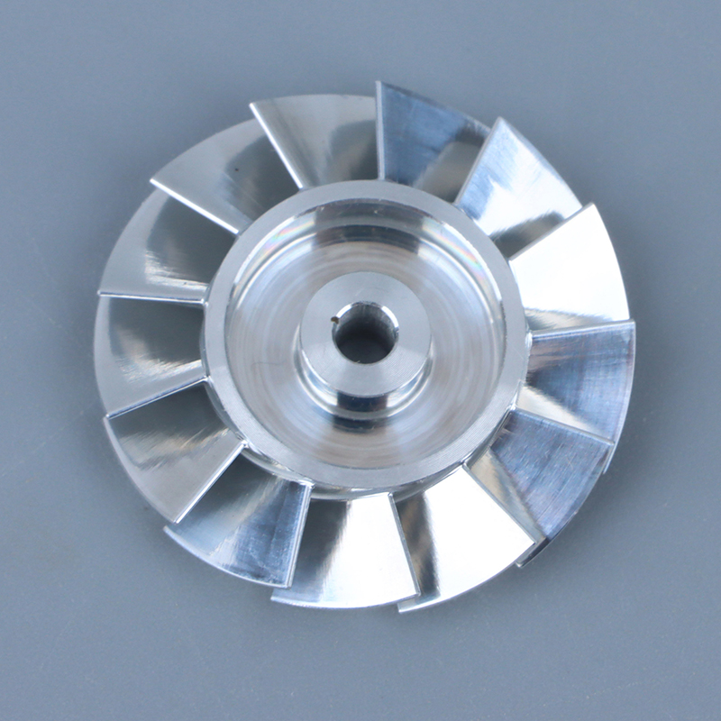 Durable Hair Dryer Parts 27mm Fan Blade Impeller CNC Machined High Precision Aluminium Impeller Repair Accessory