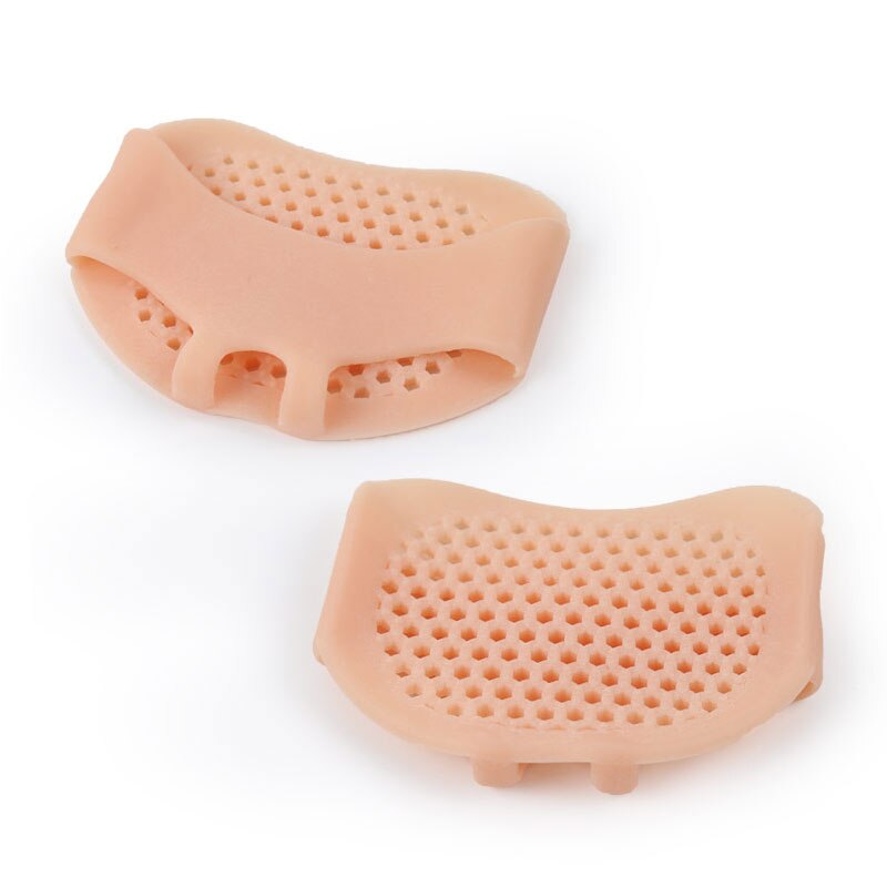 1 Paar Silicone Middenvoet Ondersteuning Voet Kussens Half Teen Voorvoet Inlegzolen Bunion & Voorvoet Demping Voor Voet Pijnbestrijding