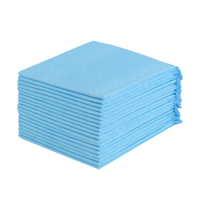 10/20counts Training Pads Dog and Puppy Training Pads Heavy Duty 5-Layer Leakproof Absorbent Pee Pads, S-XL: 60x60cm 10pcs