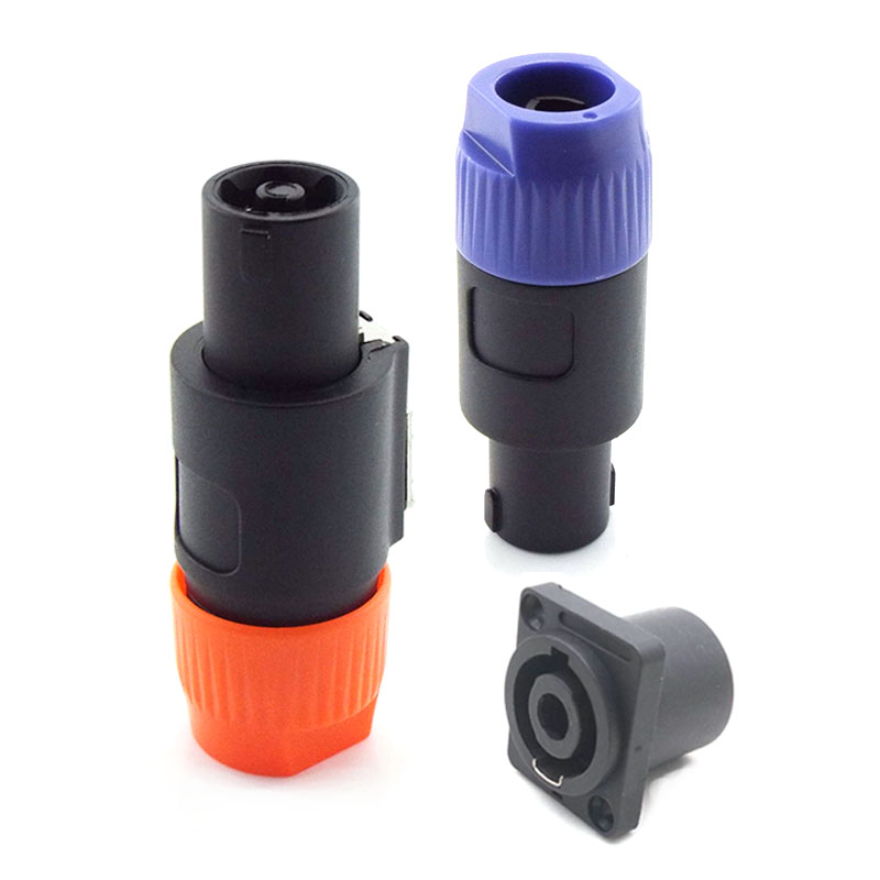 4pins NL4FC Sprechen Anschlüsse Typ 4 Pole Stecker Männlich Lautsprecher Audio Stecker Set männlich/weiblich stecker jack Audio lautsprecher Anschlüsse B