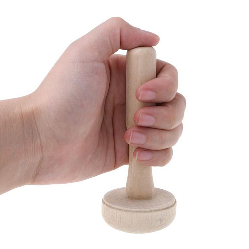 1PC Wooden Mushroom Roller Paper Printing Ink Rubbing Use Art Craft Printmaking Tool