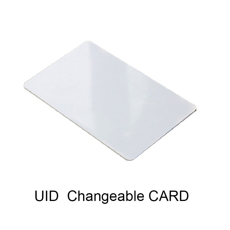 HaChanLun 20/50PCS UID 13.56MHZ NFC smart chip IC card for access control access RFID rewritable read card 0 sector editable