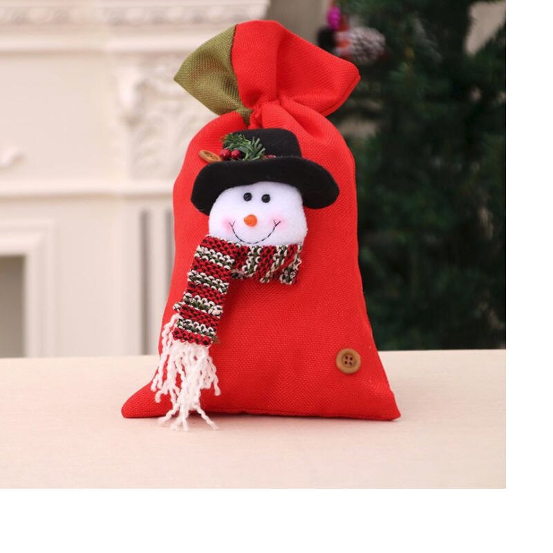 God jul julepose godtepose merry christmas bag godteposer jul julepynt: Hvit