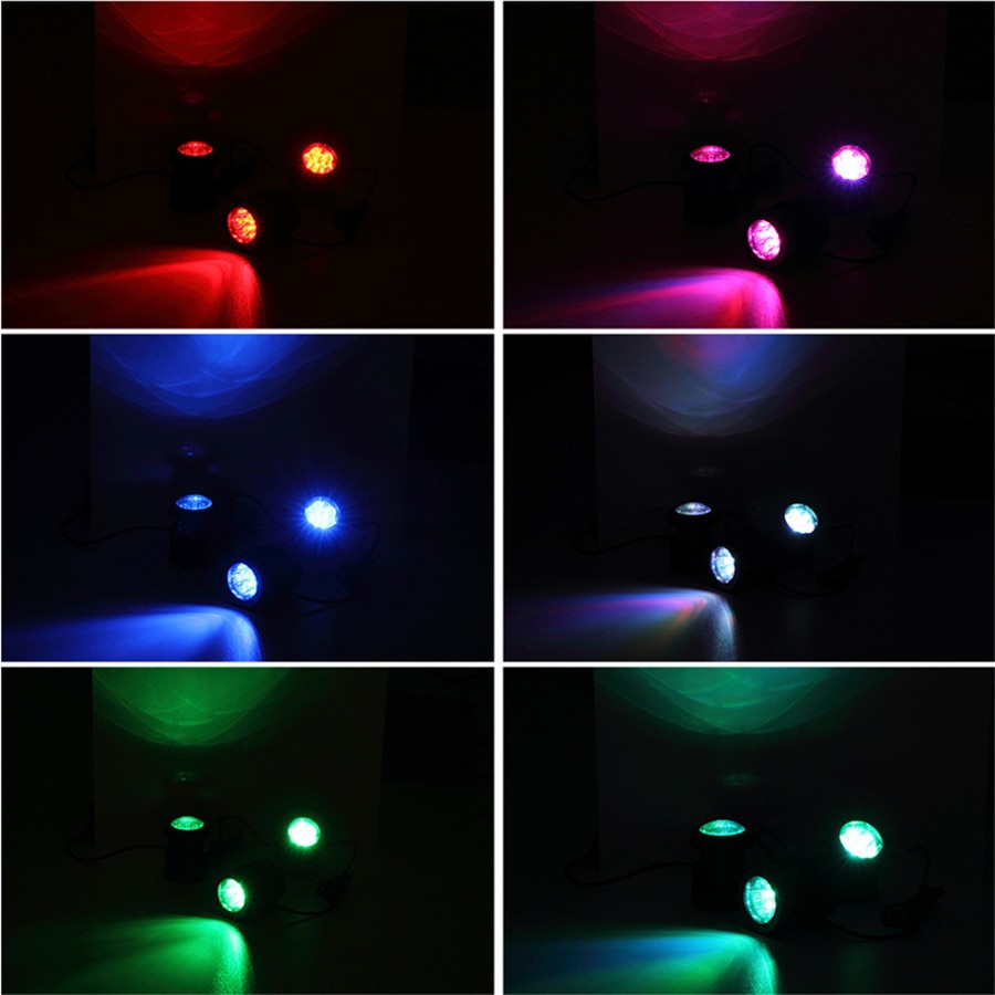 Thrisdar-luces solares subacuáticas cambiables IP68 RGB, foco bajo el agua, luz para piscina, fuentes, estanque y Acuario