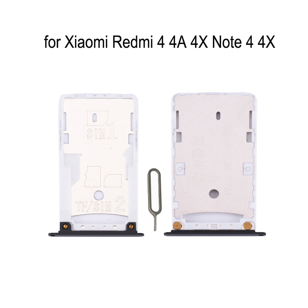 For XIAOMI Redmi 4 4A 4X Note 4 4X Original Phone Housing SIM Tray Adapter For Xiaomi Note 4 4A 4X Micro SD Card Tray Holder