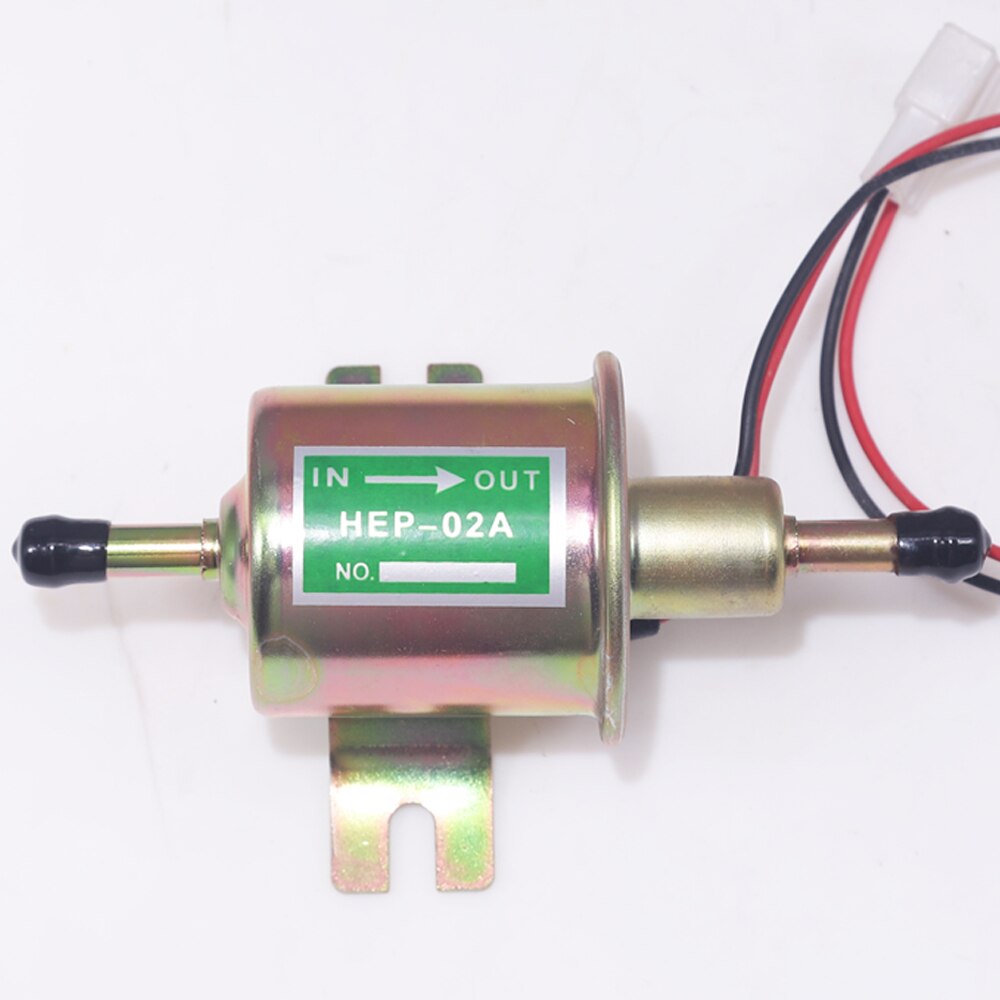 HEP-02A UNIVERSAL 12V 24V ELECTRIC FUEL PUMP INLINE DIESEL PETROL LOW PRESSURE HEP 02A HEP02A For Carburetor Motorcycle ATV