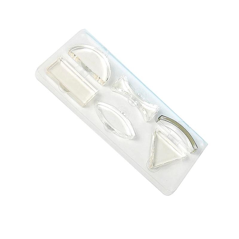 1 Set 6Pcs Optical Lens Kit Physics Teaching Optical Equipment (Transparent)