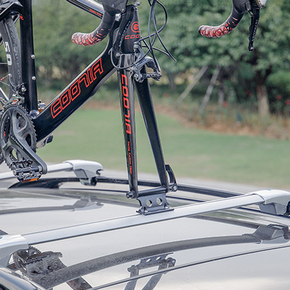 MTB Mountain Bicycle Front Fork Block Mount Rack Quick Release Carrier Fixing Clip Clamp Car Riding Storage Transportation Rack