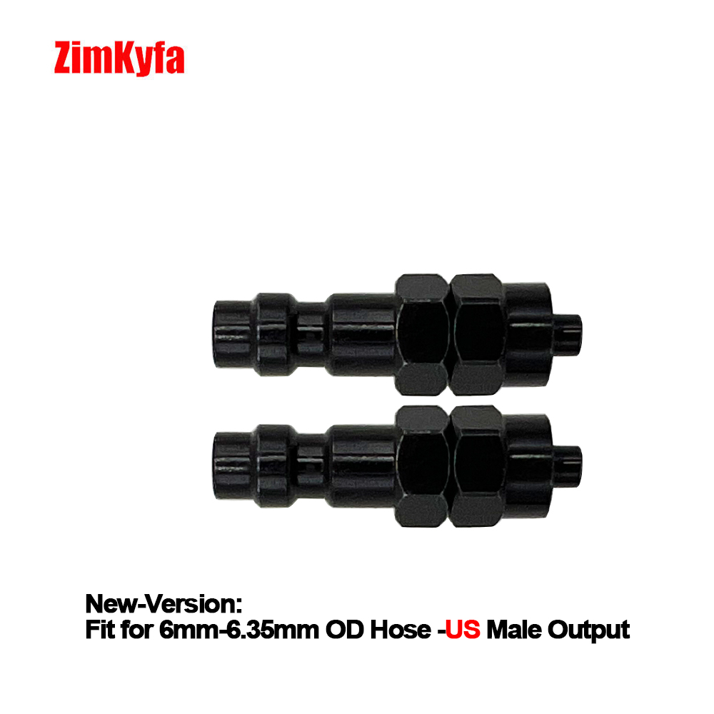HPA US Foster BLACK 23-2/2302 conector de desconexión rápida a manguera OD de 6MM-6,35 MM para herramienta de aire: Caqui oscuro