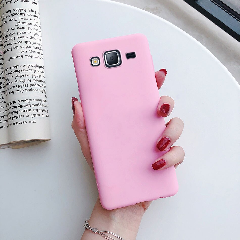 Custodia per Samsung Galaxy J2 Prime custodia G532F Cover posteriore morbida in Silicone opaco per Funda custodie per telefoni Samsung Galaxy Grand Prime Plus