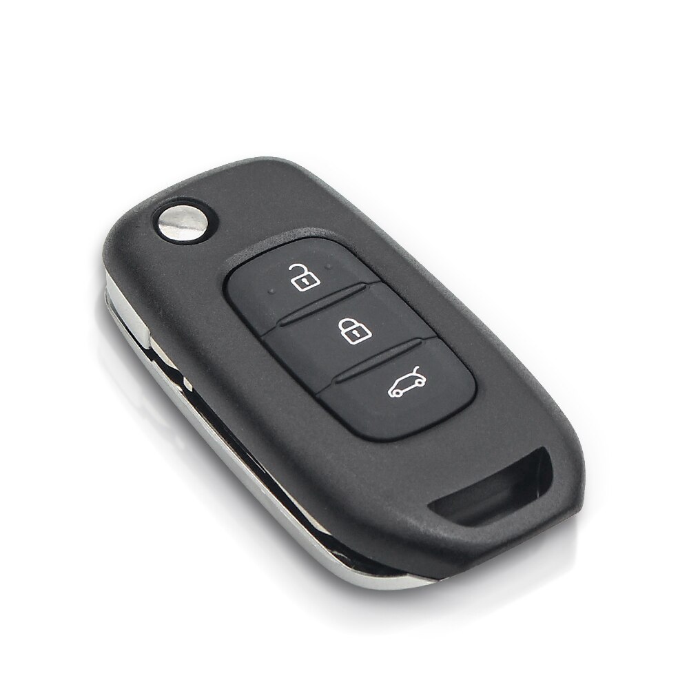 KEYYOU – coque de clé à rabat 3BTN, pour Renault Kadjar Captur, symbole Kaptur Megane Logan –