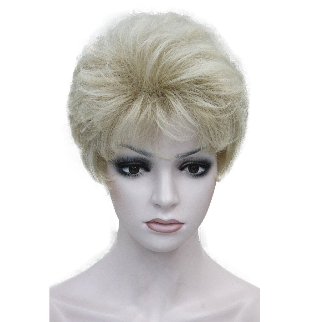 StrongBeauty Dame Frauen Kurze Syntheic Natürliche Welle Perücken Licht Braun Haar Perücke FARBE ENTSCHEIDUNGEN