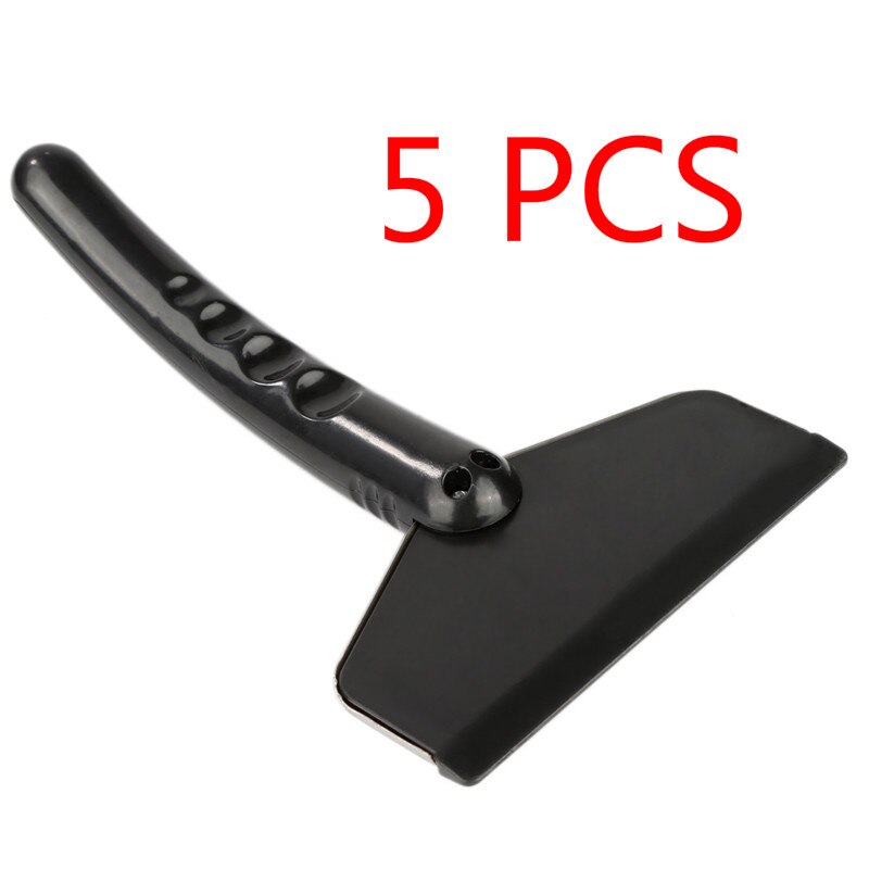 2-In-1 Auto Voertuig Sneeuw Ijskrabber Met Borstel Voor Voorruit Sneeuw Verwijderen Vorst Bezem Cleaner venster Auto Cleaning Tools: 5 PCS