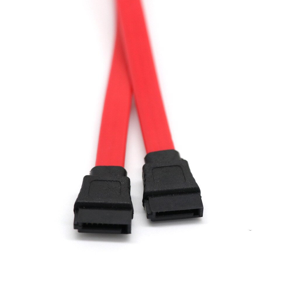 Red 45cm Serial Ata Sata 2 Cable Lead Hard Drive Data Brand Sata Ii Data Cables For Connecting Serial Ata Hard Drive
