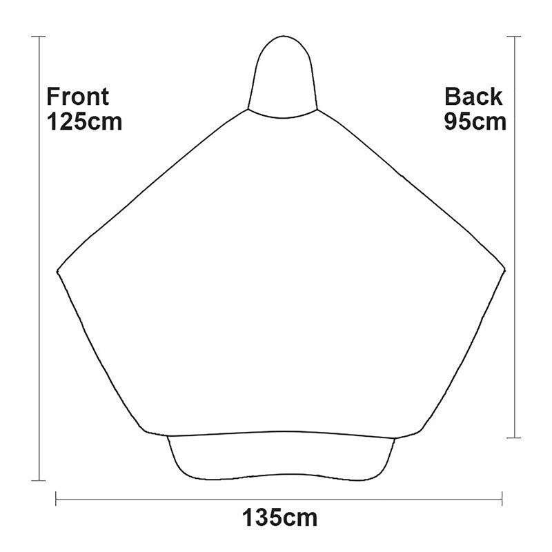 Chubasquero impermeable Universal con capucha, capa de lluvia, Poncho para movilidad, Scooters, motocicletas, bicicletas