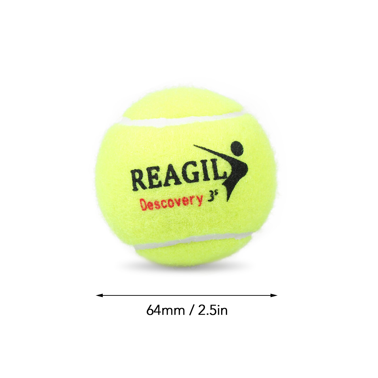 3 Pack Tennis Balls Indoor Outdoor Tennis Practice Training Balls
