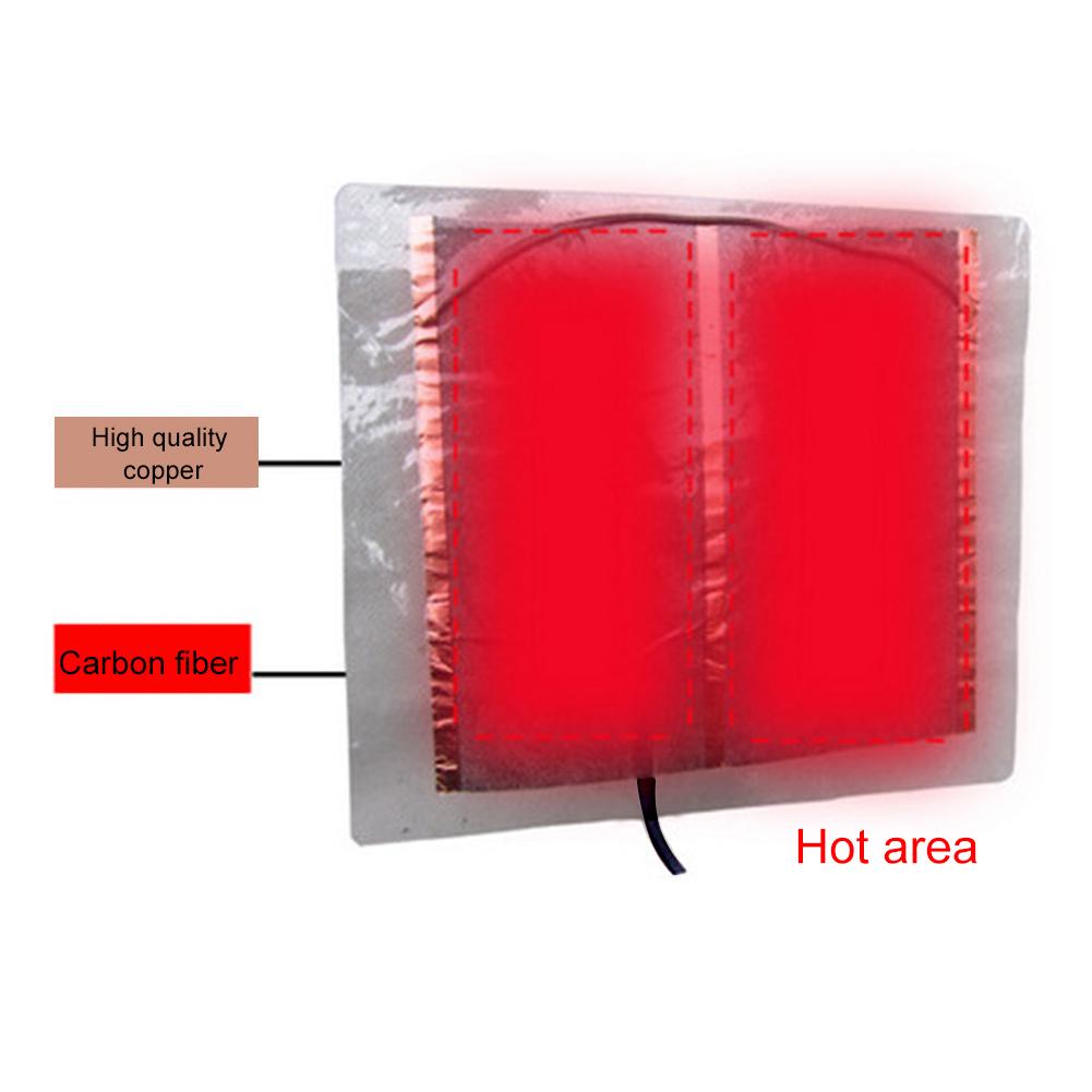USB Charged 5V Carbon Fiber Heating Pad Heating Pad Electric Heating Sheet Heating Warmer Pad For Mouse Pads And Feet Warmer 4