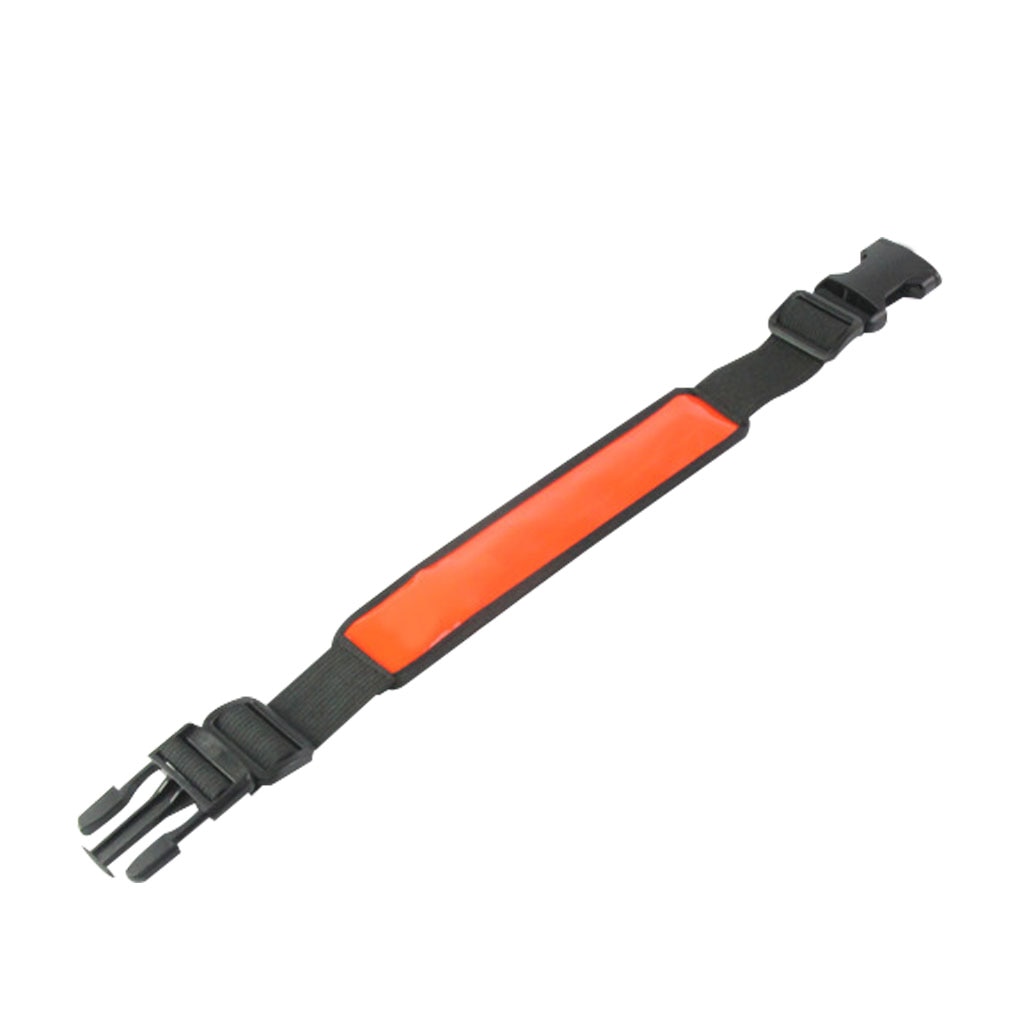 Outdoor Armband LED Glowing Adjustable Arm Band Night Walking Hiking Running Cycling Arm Strap: orange