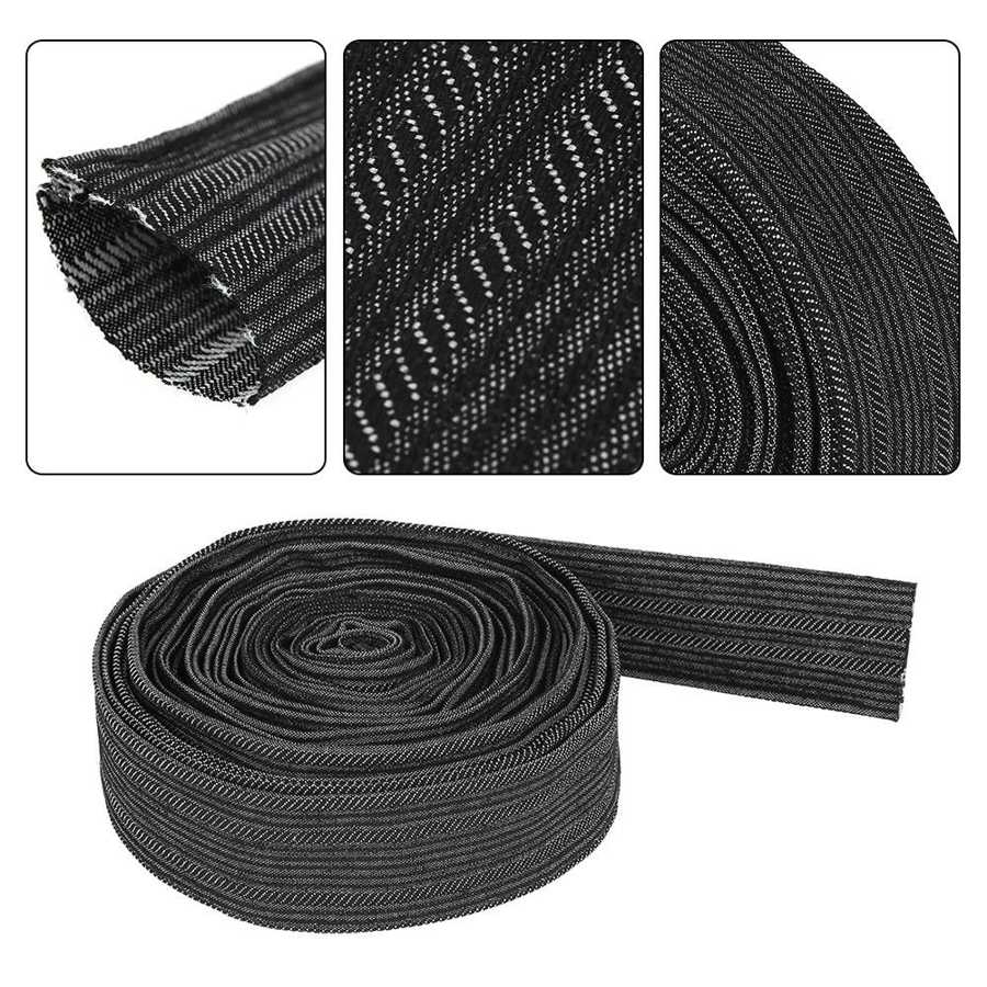 25'Nylon Protective Sleeve Sheath Cable Cover Welding Tig Torch Hydraulic Hose S