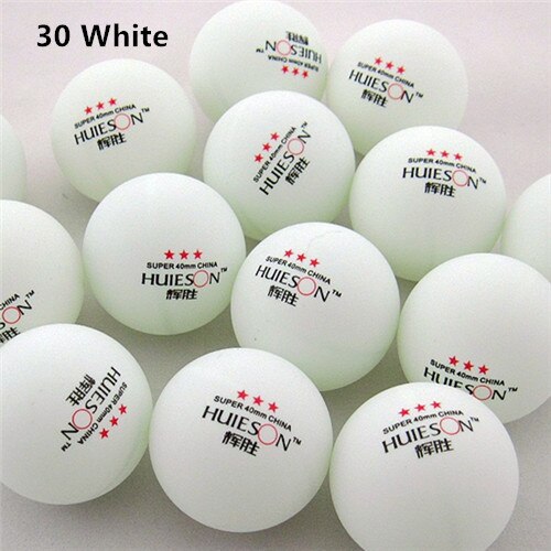 30 50 100 stk 3- stjerne 40mm 2.9g bordtennisbolde pingpongbold hvid orange pingpongbold amatør avanceret træningsbold: 30 hvide