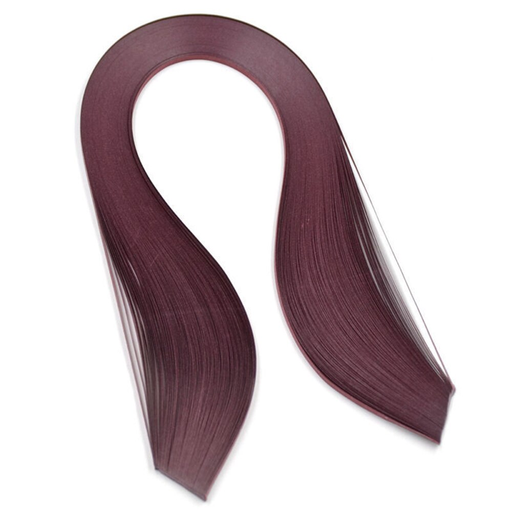 120 streifen Quilling Papier 3mm Breite Einfarbig Origami Papier DIY Hand Handwerk Dekoration Weihnachten: wine red
