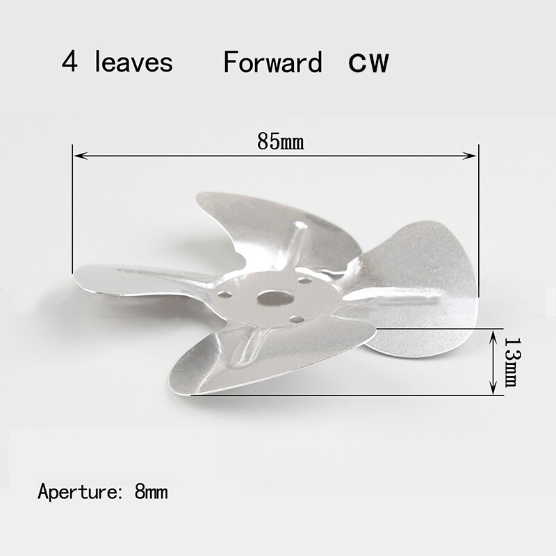 140 mm 150 mm 170 mm 200 mm 230 mm 250mm aluminiumslegering motor blæserblade blæser skovlblade til ovn pillefyr blæser