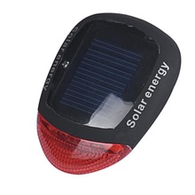 Bicycle Light Solar Powered LED Rear Bike Light Cycle Zone Waterproof Solar Bicycle Head Lamp Bicycle Flash Safety Light #40: Default Title