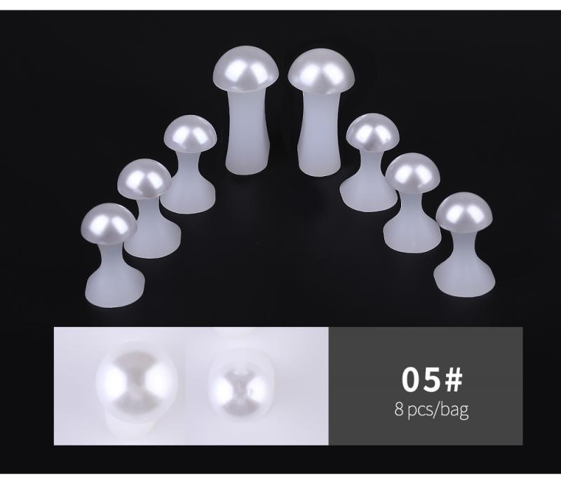 8 unids/set de silicona suave del dedo del pie separador pie dedo divisor forma pedicura manicura cuidado de uñas de arte herramienta flor titular