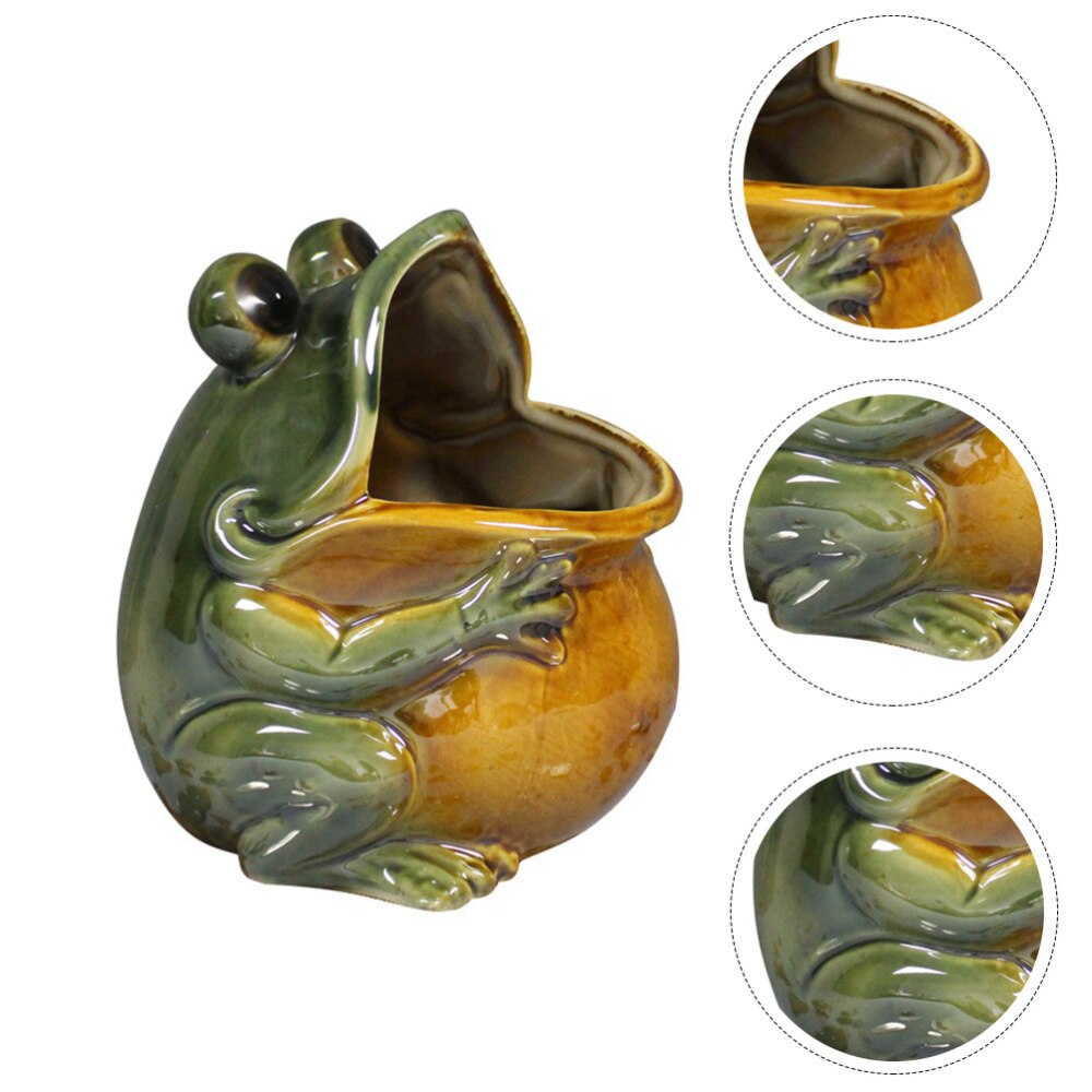 Storage Tank Desktop Storage Jar Ceramic Crafts Auspicious Decoration