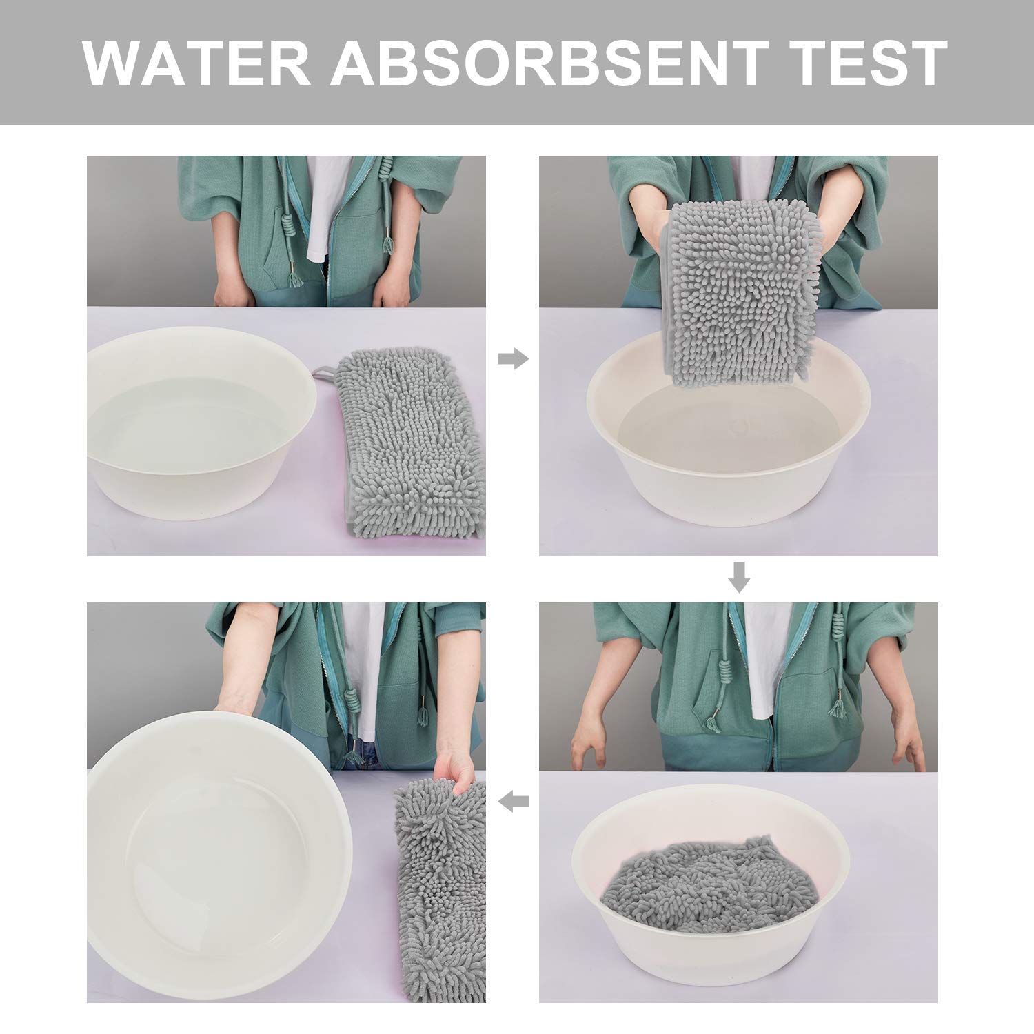 Absorberende Huisdier Badhanddoek Met Hand Zakken Microvezel Hond Drogen Handdoek Met 3 Maten Chenille Stof Machine Wasbaar Pet Handdoeken