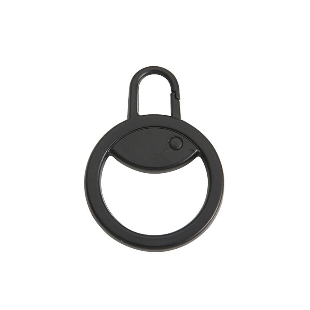 Tente de voyage réutilisable, remplacement à utiliser, bricolage, pendentif de , accessoires, fermeture éclair, tête coulissante, tirette: black-1pcs