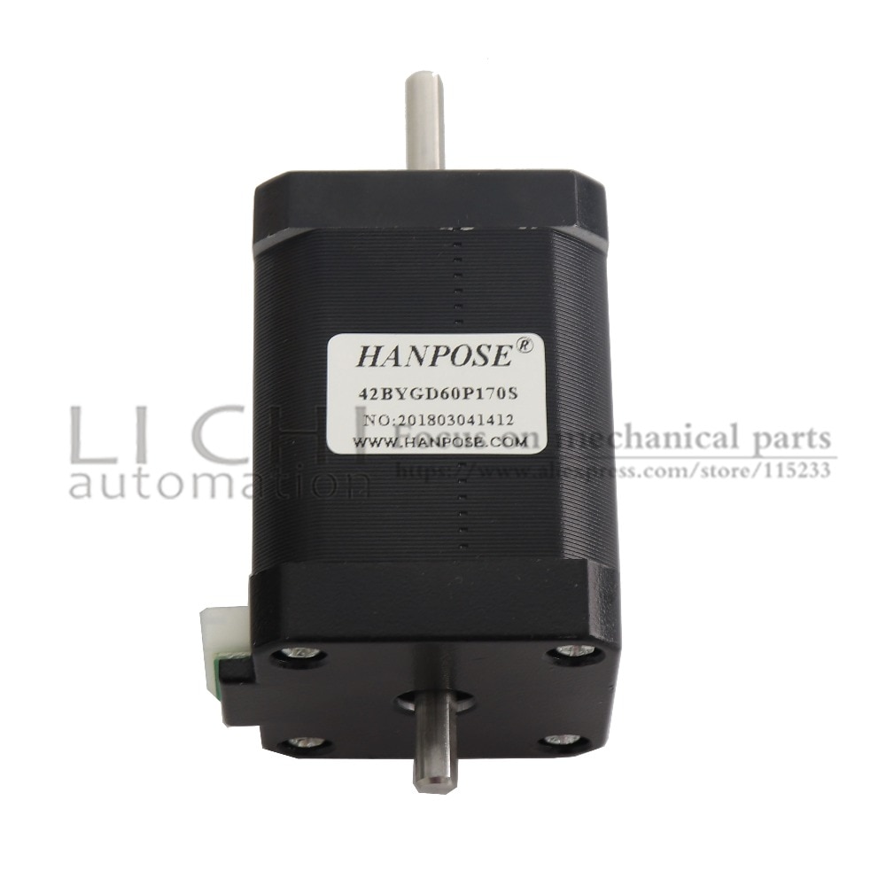 Double shaft 42 motor 4-lead NEMA 17 Stepper motor 1.7A 70N.cm 60MM length 17HS6401S-D motor for 3D printer and cnc