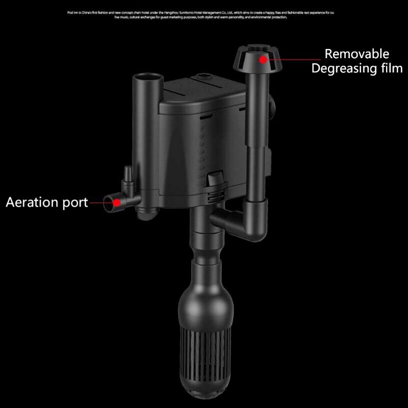 thumbnail image 2 of Aquarium Protein Skimmer - External Surface Cleaner For Fish Tanks, Ultra Quiet Water Purification Reef Aquarium Skimmer 2 of 11