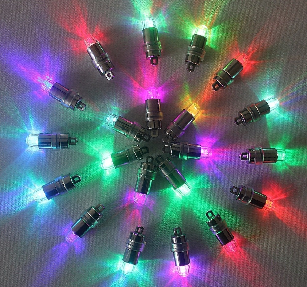 10PCS Small Battery Operated Waterproof Led mini party light for Paper Crafts
