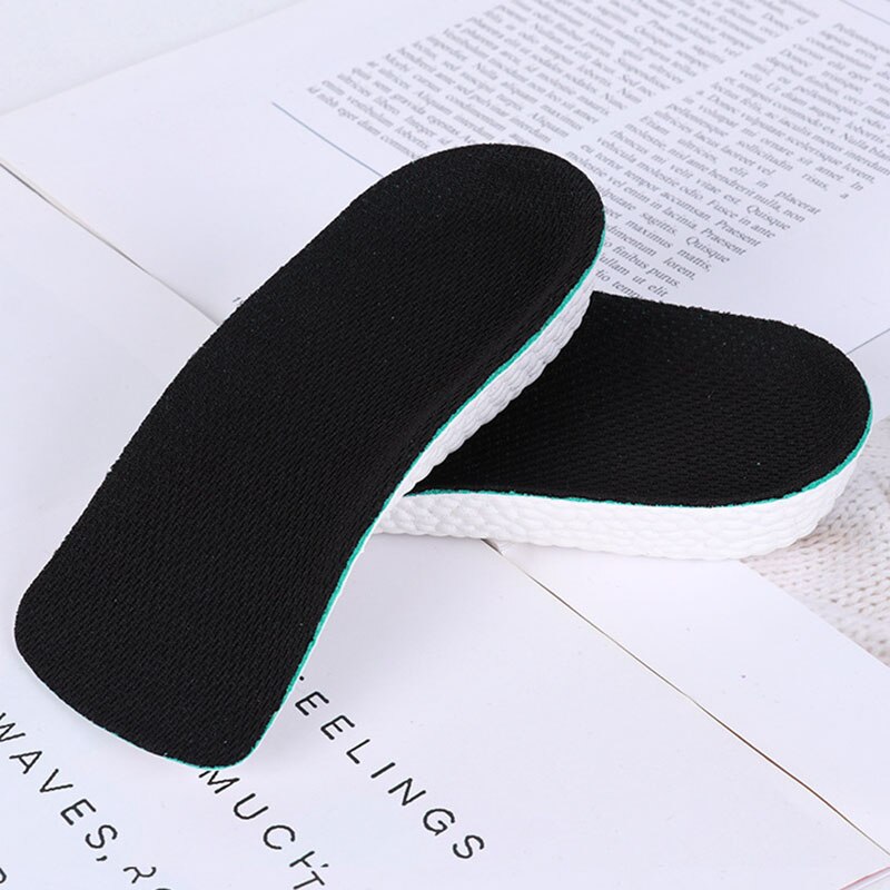 EVA Raised Insole for Women Men Invisible Inner Increase Height Shoes Pads Soft Elastic Lift Shoe Cushion Heel Insert Brioche: 3.5CM - Style 2