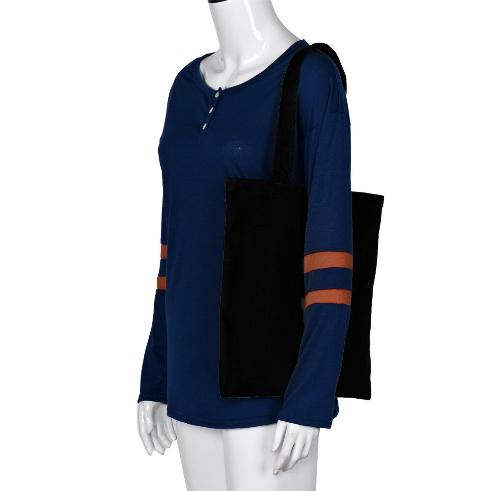 dames sacs à main tissu toile sac fourre-tout noir Shopping voyage femmes Eco réutilisable épaule Shopper sacs bolsas de tela