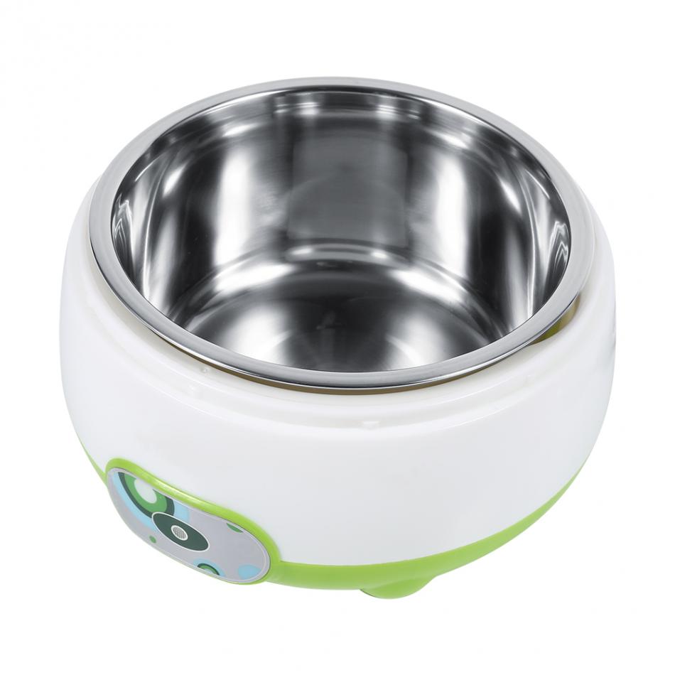 Automatisk rustfritt stål liner yoghurt maker maskin hjemme diy yoghurt container yoghurt beker kjøkkenapparater 220v 800ml