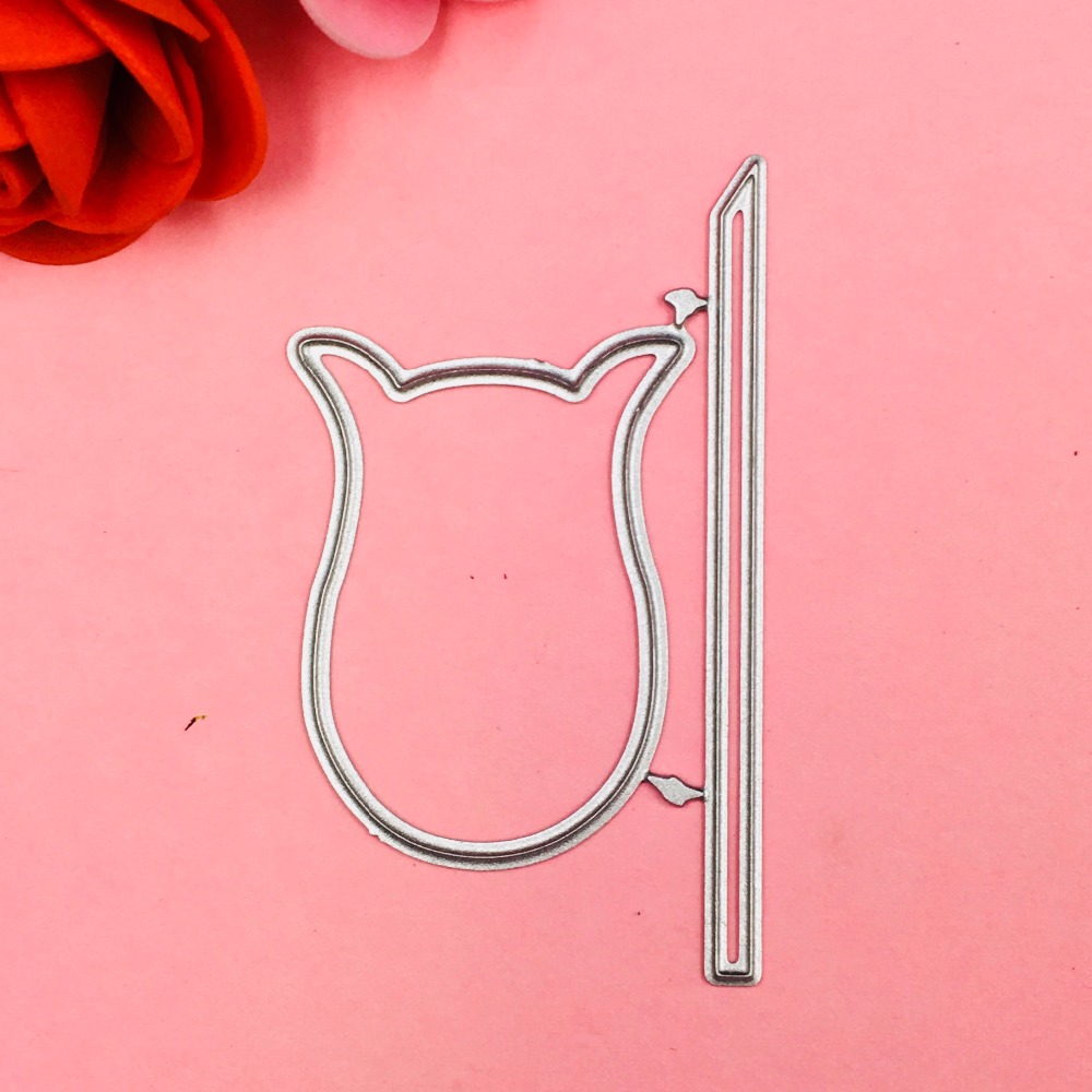 Tulip flowers Cutting Dies Stencils for DIY Scrapbooking/photo album Decorative Embossing DIY Paper Cards