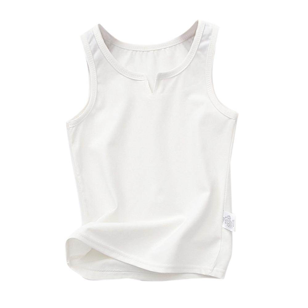 Gilet caraco en coton solide pour bébé