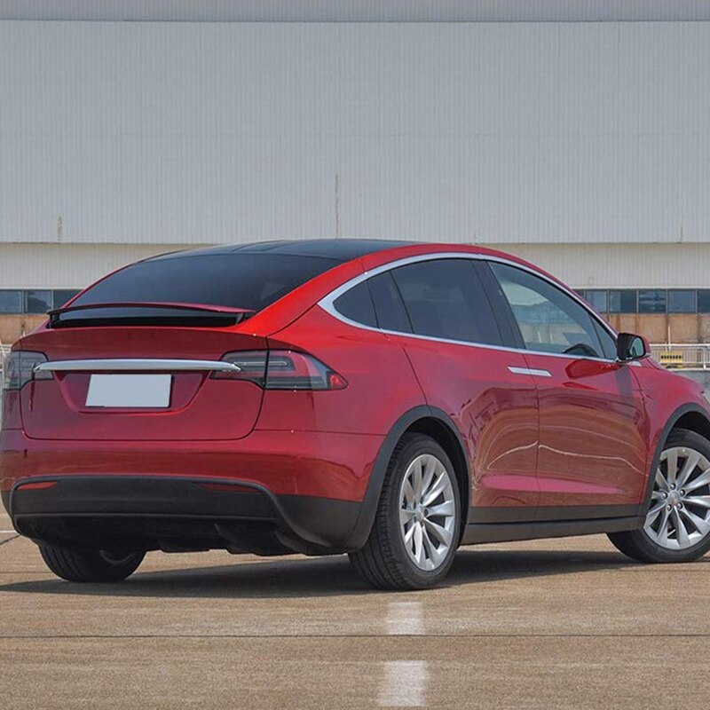 Front Air Vent Cover 2 Pieces for Tesla Model X ABS Plastic Car Accessories (Front Air Vent Cover, Imitation Carbon Fi