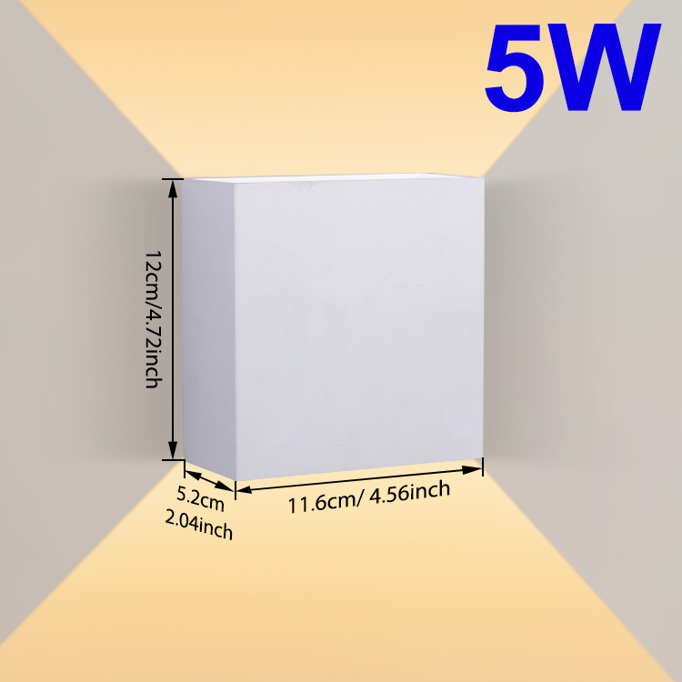 Buitenwandlamp Waterdichte led-buitenverlichting Veranda Verlichting Balkon Tuinverlichting Slaapkamer Woonkamer Home Decor Verlichting: Rood