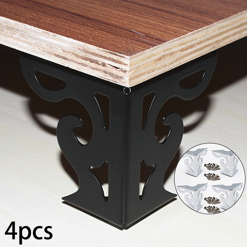 4 kpl 8cm eurooppalaista sohvan jalat teepöytä metallihuonekalut jalat sohva penkki kaappi sohvan jalat musta/kromi väri