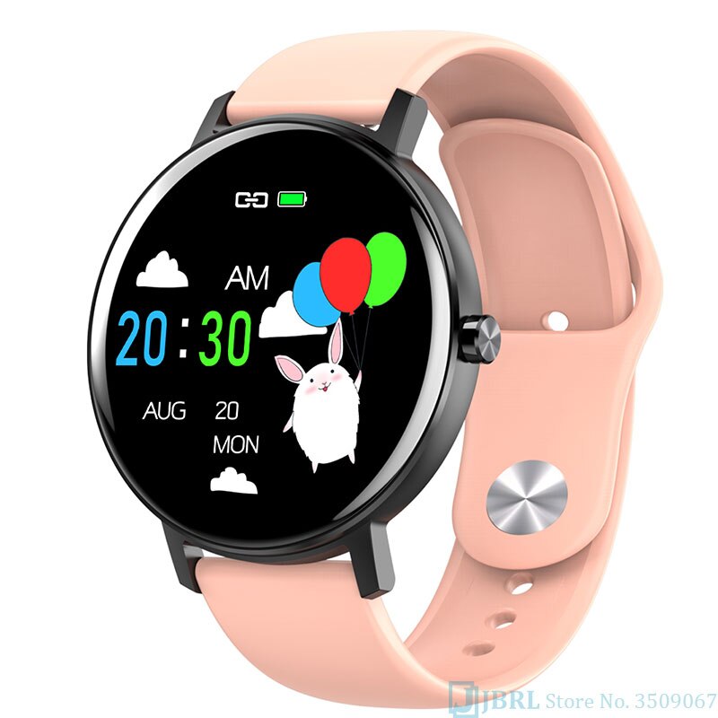 Kinderen Horloge Bluetooth Waterdichte Kids Digitale Horloges Voor Meisjes Jongens Horloge Student Kind Klok Uur Full Touch: silicone pink