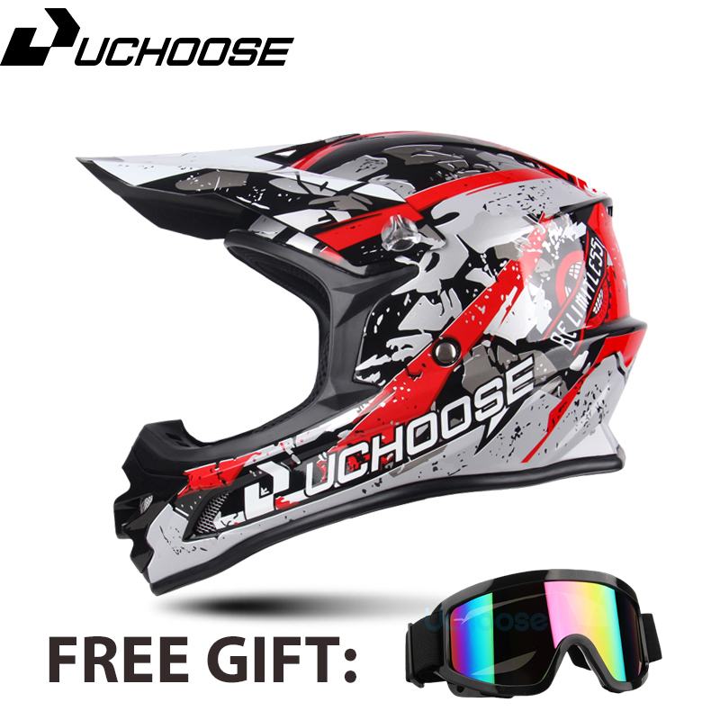 Enviar gafas DOT Adulto Mujer Hombres Cascos únicos Motocross Off Road Casco Downhill