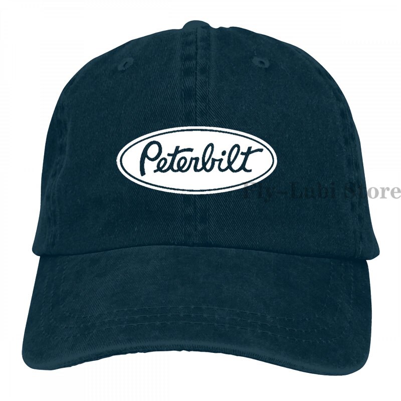 Peterbilt Aftermarket Baseball cap men women Trucker Hats adjustable cap: 2-Navy