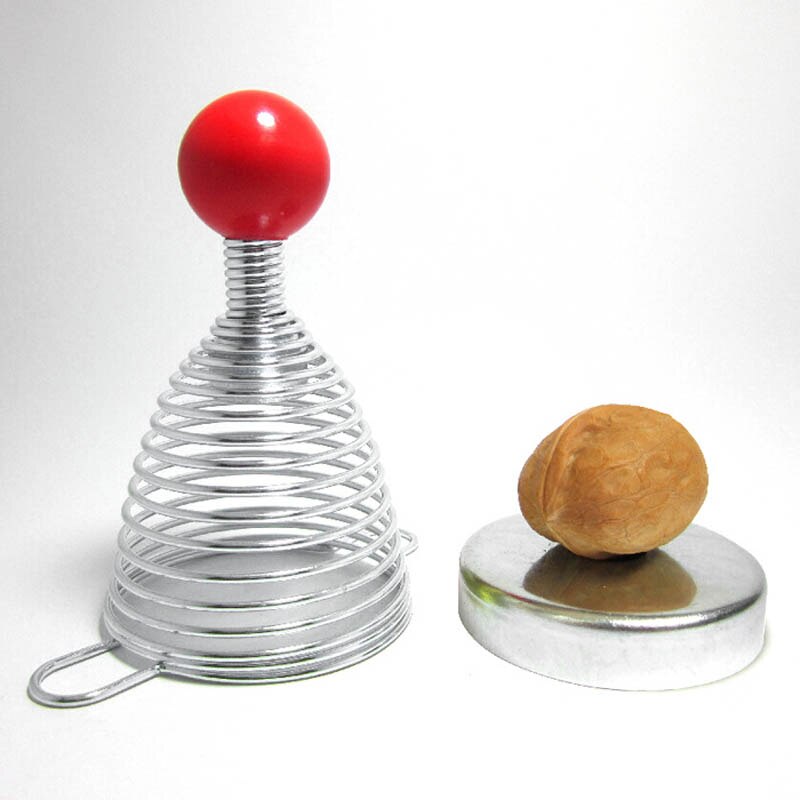 Creativo Molla in Acciaio Inox Schiaccianoci Sheller Apri Noce Artefatto Spaccanoci Aperto Professionale Noce Strumento Da Cucina Roba