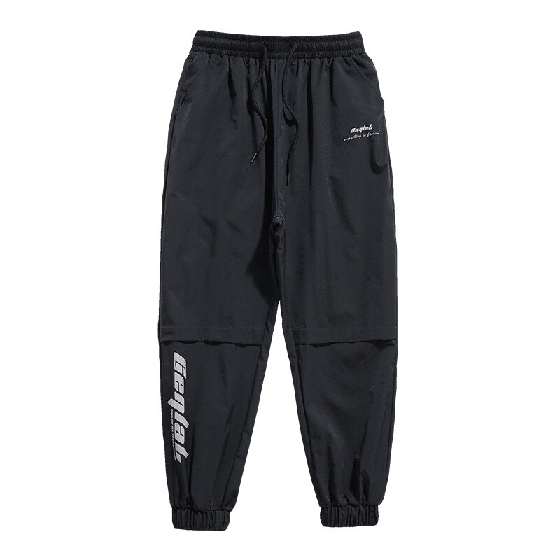 Streetwear kpop klær i koreansk stil hip hop joggere menn joggebukser harajuku sport haremsbukser herreklær: Xl / Svart