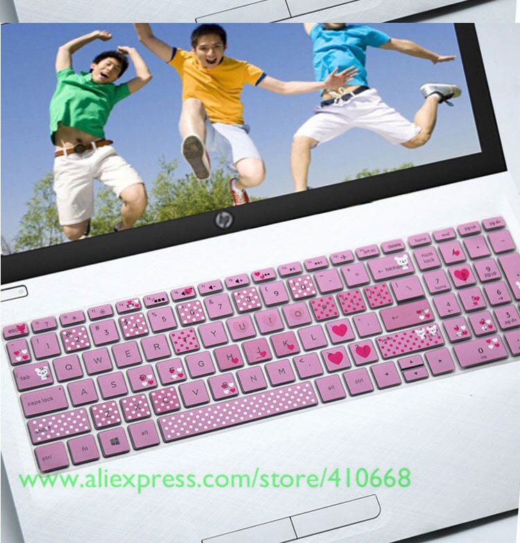 15.6 cal silikon odporny na kurz osłona na klawiaturę laptopa Protector dla HP 250 255 G6 Notebook PC: Color 4